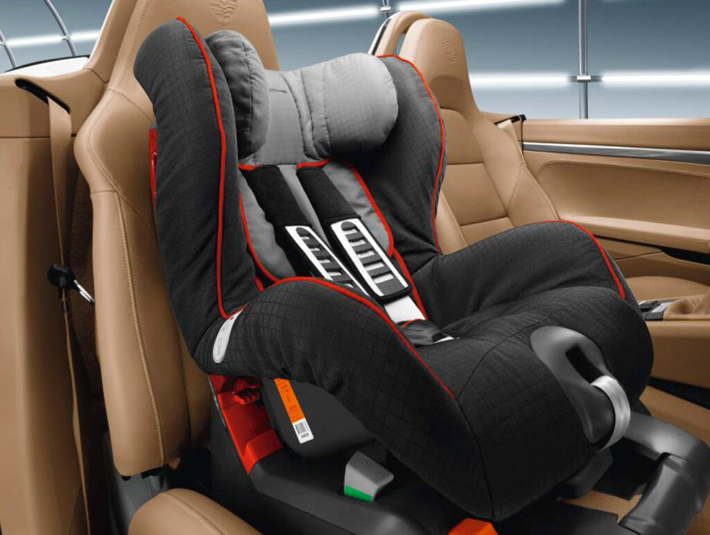 Porsche child seats are extremely safe and secure